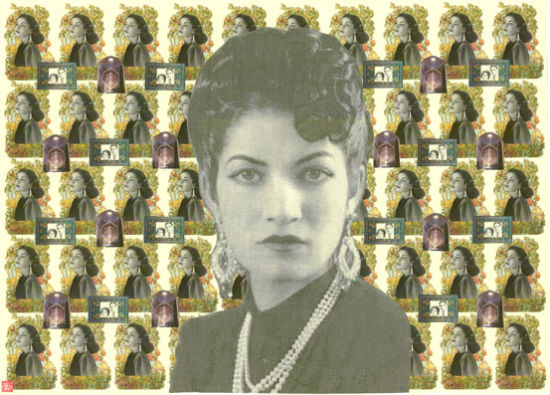 Afsoon 
Princess Ashraf   2010
Mixed media
Edition of 3 + 2 AP
16.5 x 23 in / 42 x 58.5 cm