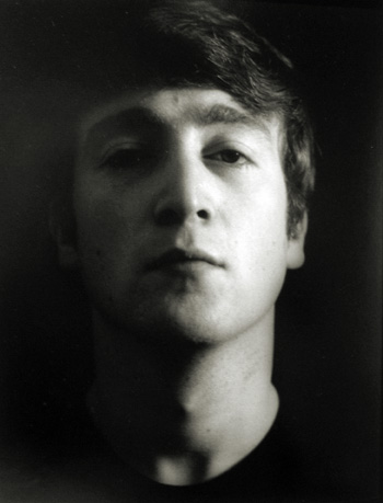 Astrid Kirchherr, John Lennon, Hamburg, Black Portrait 1
1962