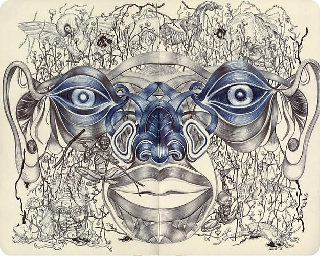 JAMES JEAN
Mole E, 2010
Ink on paper
9 X 10 inches