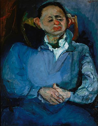 Chaim Soutine,  Portrait of the Sculptor, Oscar Miestchaninoff , c. 1923–24 
Musée National d’Art Moderne, Centre Georges Pompidou, Paris, 
bequeathed by Madame Béatrice Miestchaninoff in 1972