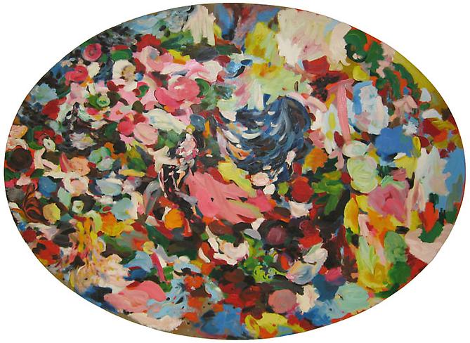 L'Robe a Ramages 1891, 2004 - 2005
oil on linen
85 x 61 in.
215.9 x 154.9 cm.