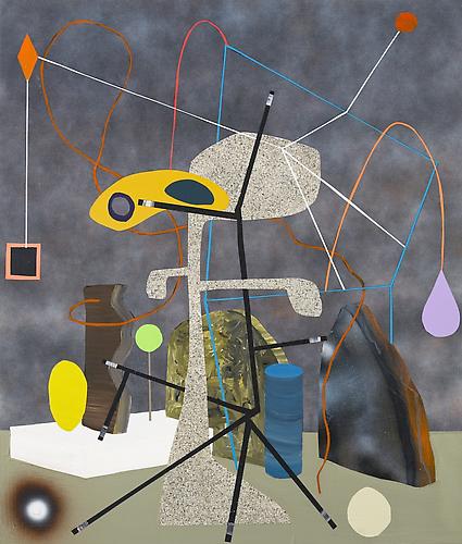 Paul Wackers, Mild Euphoria (2011)
Acrylic, Spray Paint On Panel
28h x 24w in (71.12h x 60.96w cm)