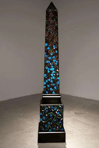 CINDY STELMACKOWICH | IN MOURNING OF | INSTALLATION VIEW | PATRICK MIKHAIL GALLERY | NOVEMBER 2010

CINDY STELMACKOWICH | REQUIEM: IN PARADISUM | BUTTERFLY WINGS, WOOD OBELISK | 174 X 33 X 33 CM | 2010