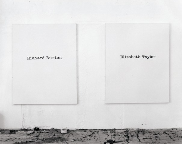 Richard Taylor / Elizabeth Burton, 1989.
Silkscreen and gesso on canvas, 60 x 48 inches each.