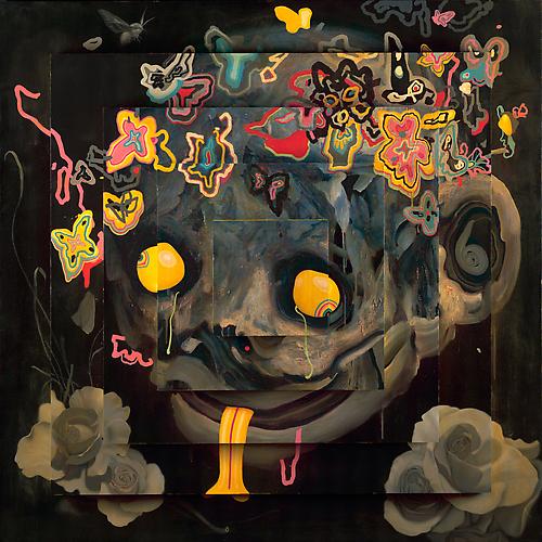 JAMES JEAN
Akaname, 2011
Acrylic and oil on wood panel
60 x 60 x 15 inches