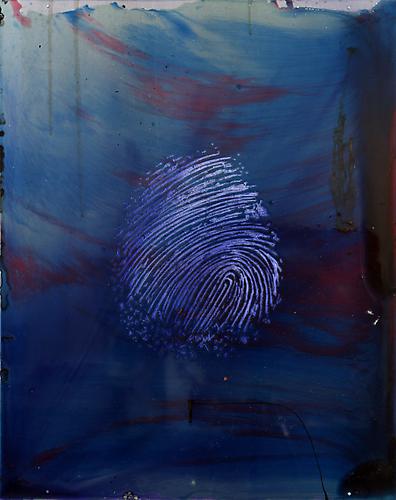 Untitled
30" x 24"
etched aluminum with oil
2012