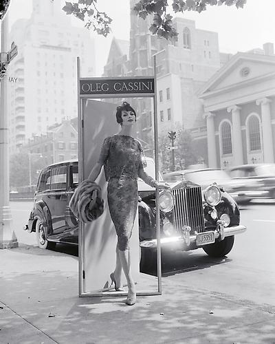 “Through the Door with Oleg Cassini”
1956
gelatin silver print
