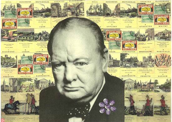 Afsoon
Churchill (Tehran Conference: Lets Play Boys) 2009
Mixed media
Edition of 8 + 2 AP
16.5 x 23 in / 42 x 58.5 cm