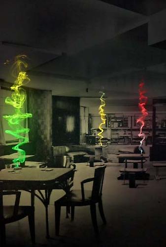 Nicole Cohen, Smoking Room (Video), ed. 5 with 2 AP, (2012)
3:00, Loop, Still image of Vintage Smoking Room with Animation