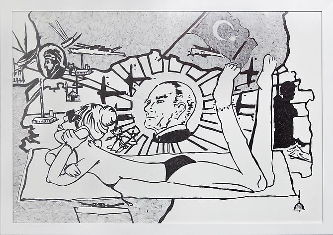 Extramucadele
Good Girl   2006
Ballpoint on paper
27.6 x 39.4 in