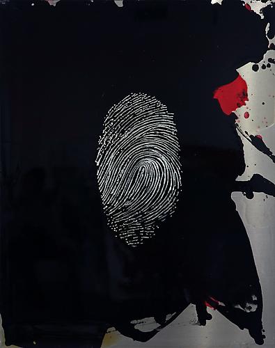 Untitled
30" x 24"
etched aluminum with oil
2012