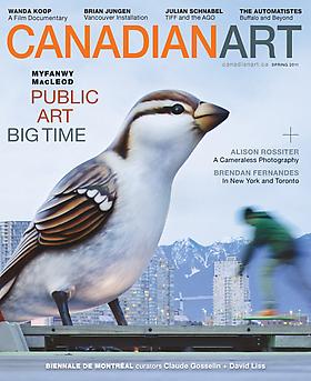 ADRIAN GÖLLNER FEATURED IN THE SPRING ISSUE OF CANADIAN ART MAGAZINE