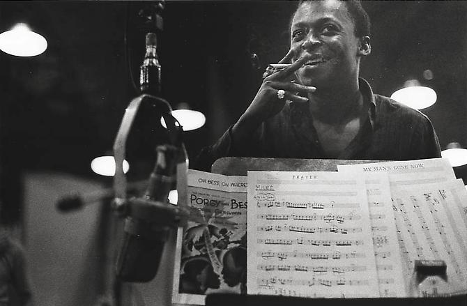 Miles Davis, New York City
July 1958
gelatin silver print