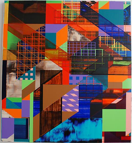 Changha Hwang
Seventh Seven, 2009.
Acrylic on cotton canvas, 42 x 38 inches.