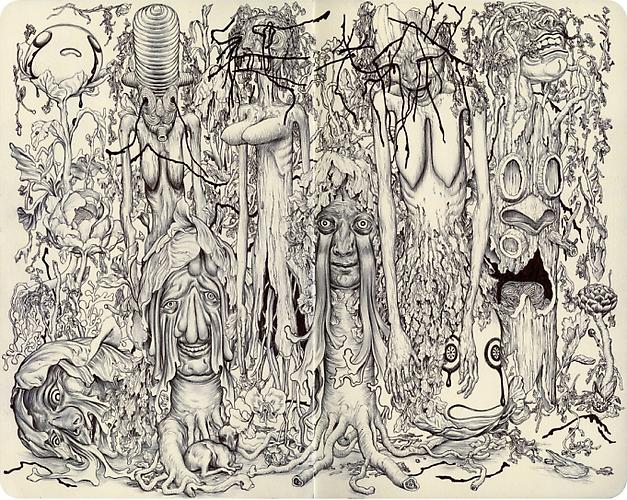 JAMES JEAN
Mole E, 2010
Ink on paper
9 X 10 inches