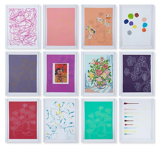 11 Reason to Love Me (13. Amazing), 2009.
Twelve Unique Monoprints, 18 x 24 inches each.