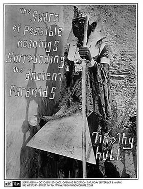 Timothy Hull featured on Vernissage TV for his exhibition The Swarm of Possible Meanings Surrounding the Ancient Pyramids