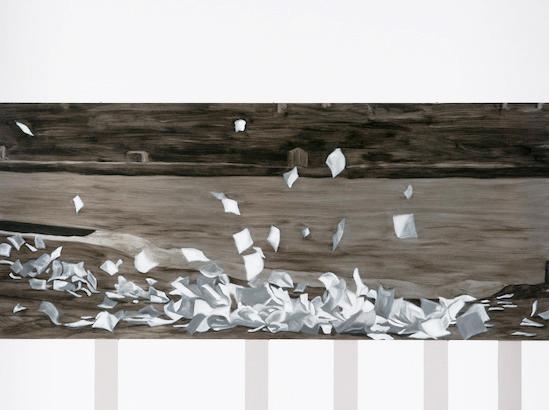 SEQUENCE (DETAIL) | OIL ON ALUMINUM AND LATEX PAINT | 204 X 488 INCHES | 2009
INSTALLATION VIEW | CARLETON UNIVERSITY ART GALLERY | OTTAWA, CANADA