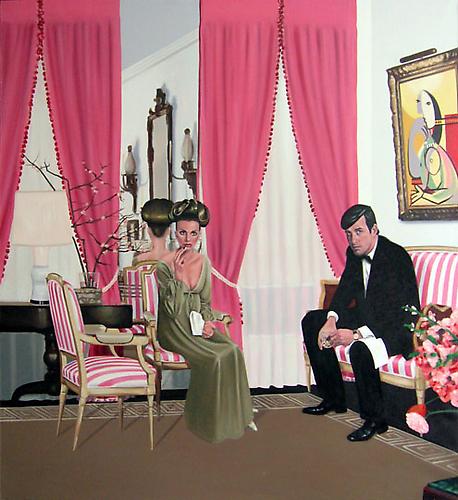 Mrs. Molly Parnis Livingston's Living Room, 2005
Oil on canvas
58 x 54 in.