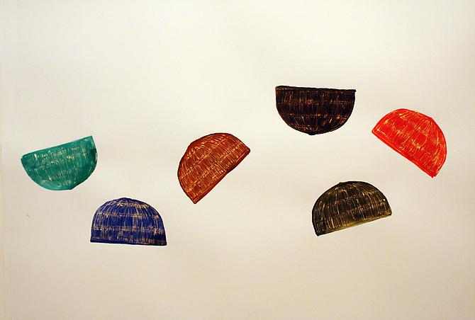 Sefa Saglam
Kubbe   2010
Ink and bleach on paper
22 x 29 in