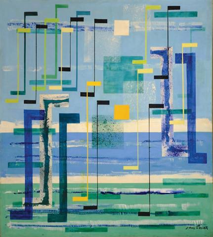 Irene Rice Pereira
The Illuminating Power, ca. 1960 
Oil on canvas
50 x 56 inches
PERE_I_001