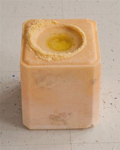 SALT LICK (YELLOW) | COMPRESSED SALT AND COLOURING | DIMENSIONS VARIABLE | 2010