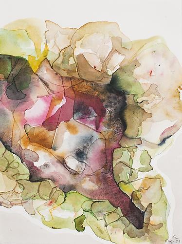 Untitled (EHR 39) from Sweet Corruptions (2012)
Watercolor, graphite on paper 
10h x 8w in (25.4h x 20.32w cm)