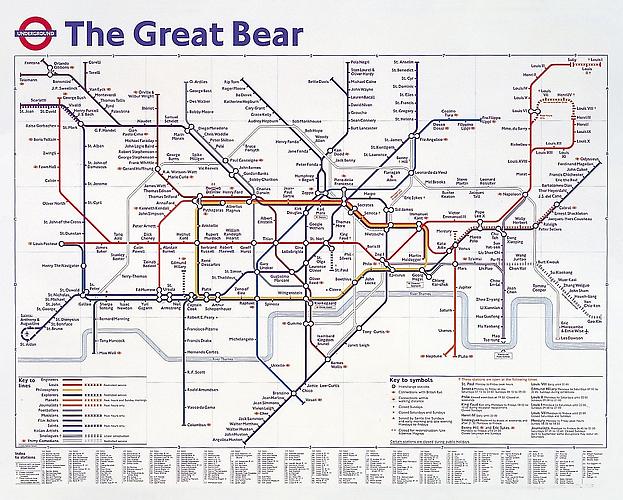 The Great Bear, 1992.
Color Lithograph, 40 1/2 x 50 2/5 inches.