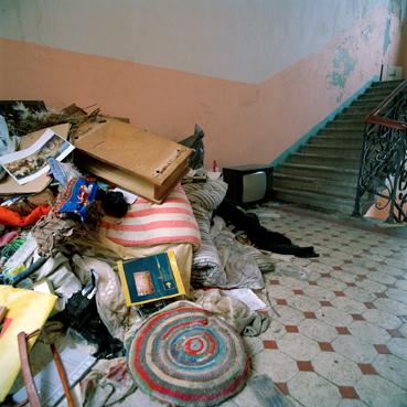 OLGA CHAGAOUTDINOVA | AFTER THE FIRE, ST. PETERSBURG | C-PRINT | 61 x 61 CENTIMETERS | 2005