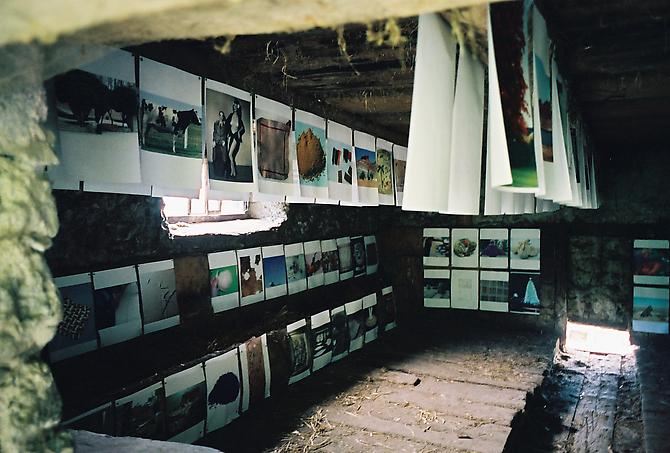 Polly Apfelbaum

Installation view: Atelier Amden, Amden, Switzerland. "Haunted House," May 22 - July 16, 2011