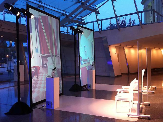 Nicole Cohen, Studio Visits (2012)
A Commissioned Video Installation by The Brooklyn Museum, Brooklyn, NY