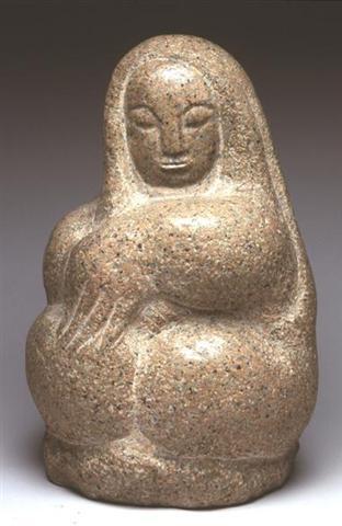 Jose de Creeft 
Seated Girl, 1969 
Rose Granite
18 x 12 inches
DECR_J_025