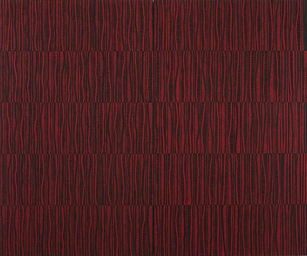 Katia Santibañez, The Red Path (2011)
Flashe On Panel 
60h x 72w in (152.4h x 182.88w cm)