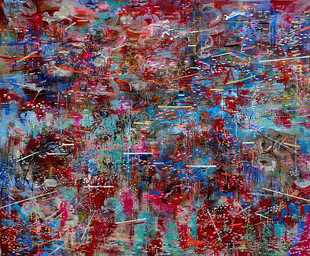 OUTBREAK | MULTIMEDIA ON CANVAS | 114.3 X 140 CM | 2011