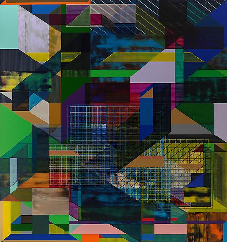 Alterpiece, 2008. 
Acrylic on canvas, 90 x 84 inches.
