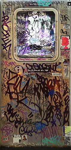 Various Artist, MTA Subway Door, 2010.
Polished Steel Door, 75 x 36 x 1 1/4 inches.