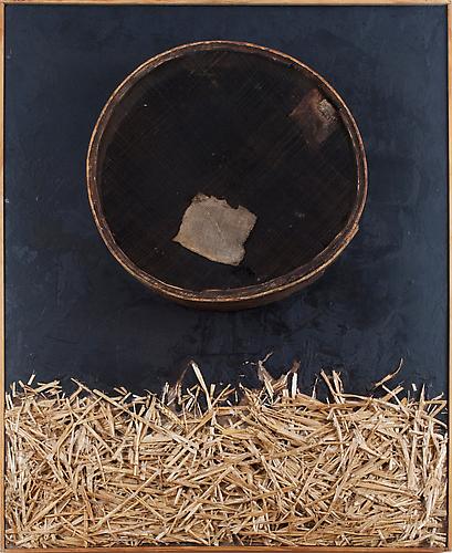 Eclipse 1988 
mixed media on panel
31 3/4 x 25 1/2 x 6 in / 80.6 x 64.8 x 15.2 cm