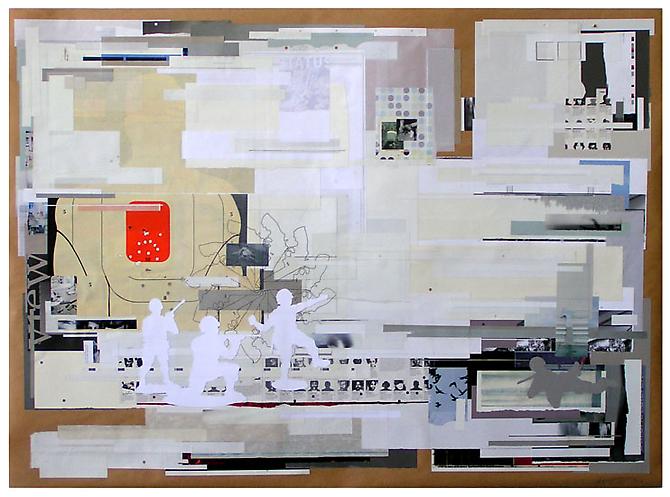Senseless Games, 2010
paper on paper
60 x40 inches