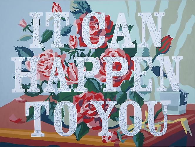 It Can Happen to You, 2010.
Archival pigment and acrylic on canvas, 48 x 60 inches.
