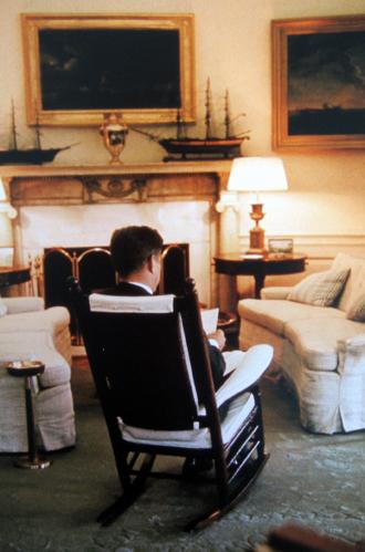 President John F. Kennedy in the Oval Office
1961
chromogenic print