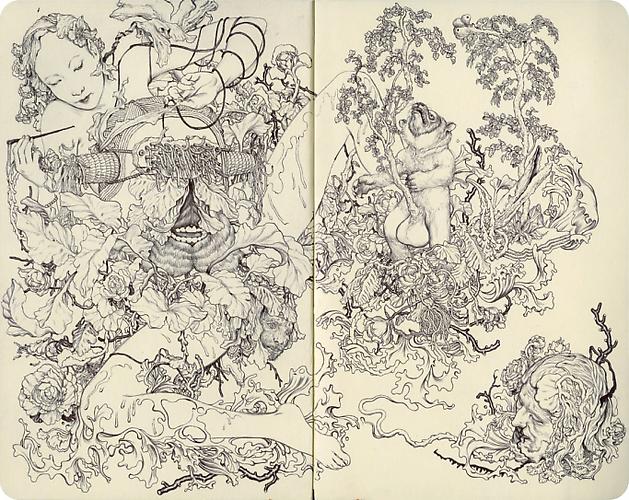 JAMES JEAN
Mole E, 2010
Ink on paper
9 X 10 inches