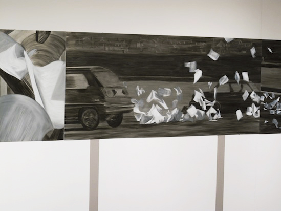 SEQUENCE (DETAIL) | OIL ON ALUMINUM AND LATEX PAINT | 204 X 488 INCHES | 2009
INSTALLATION VIEW | CARLETON UNIVERSITY ART GALLERY | OTTAWA, CANADA