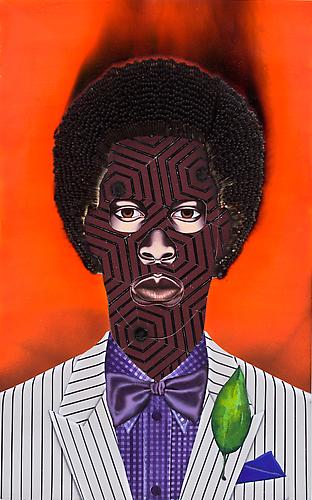 Our Savior
Oil, gouache, watercolor, matches on paper
2010
22 ½ x 14 inches