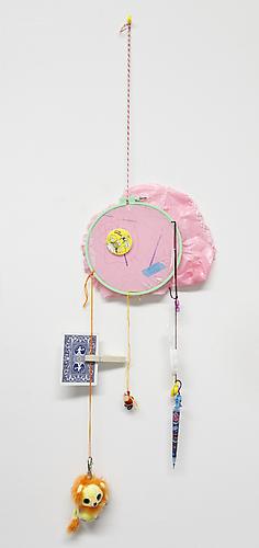  6 of Diamonds , 2012
Mixed media
34 x 9 x 1 inches