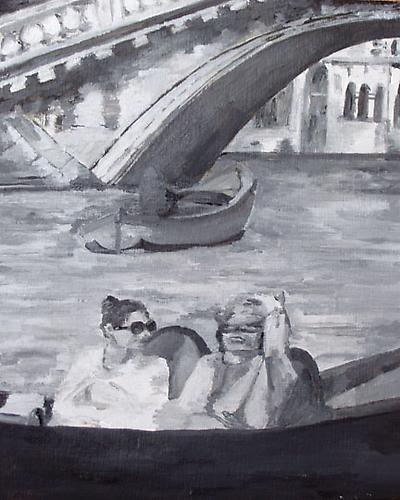 Faded Romance, Honeymoon in Venice 1971, 2009
Oil on panel
8 x 10 inches