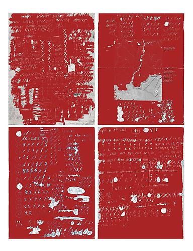 MAKING MARK'S RED SWEATER | DIGITAL C-PRINT (1 OF 1) | 44 X 72 INCHES | 2009