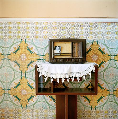 OLGA CHAGAOUTDINOVA | POPE ON THE RADIO | C-PRINT | 61 x 61 CENTIMETERS | 2007