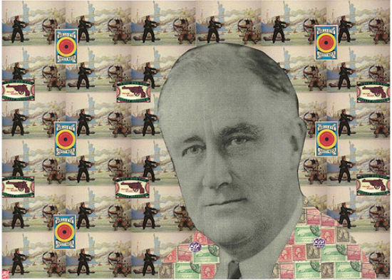 Afsoon
Roosevelt (Tehran Conference: Lets Play Boys)   2009
Mixed media
Edition of 8 + 2 AP
16.5 x 23 in / 42 x 58.5 cm