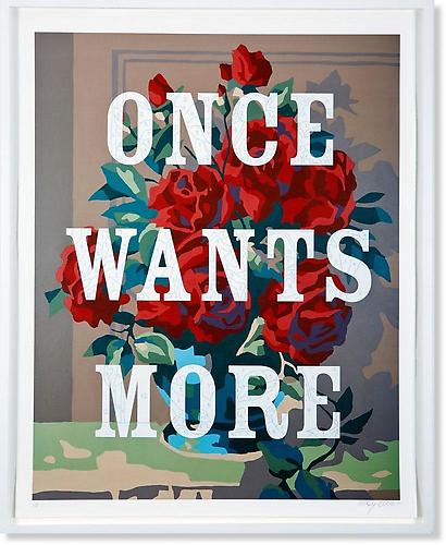 ONCE WANTS MORE
2011, 20 X 24”, signed, archival pigment print, Edition of 11.
Ed 1-4 $850 unframed, Ed 5-8 $1,000 unframed, Ed 9-11$1,200 unframed.