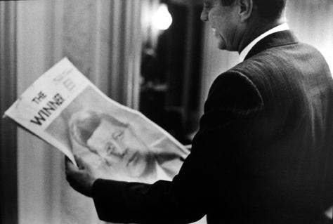 Democratic Convention, Los Angeles, "The Winner" 
1960
gelatin silver print